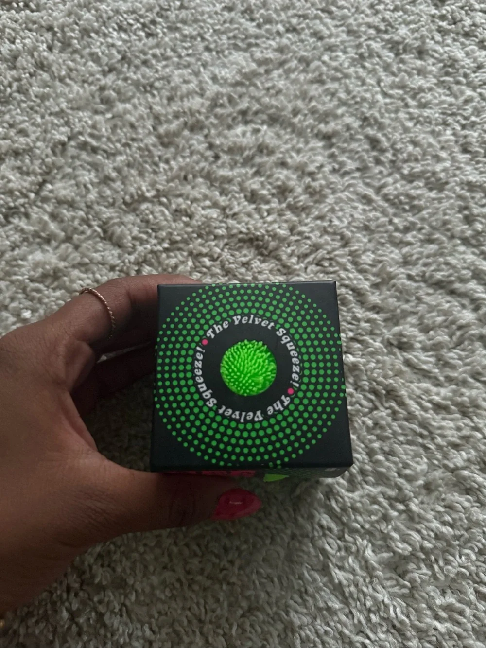 NeeDoh Fuzz Ball Stress Toy - Green